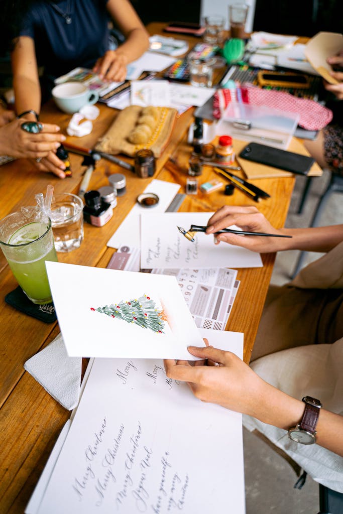 A creative assortment of cards and premium stationery goods, adding a personal touch to your thoughtful messages and enhancing your writing experience